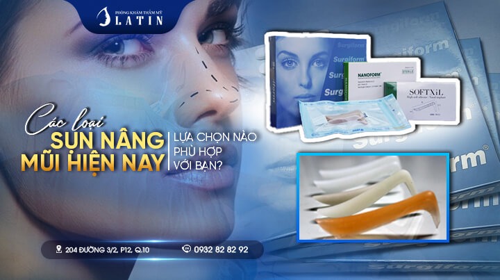 Các loại sụn nâng mũi