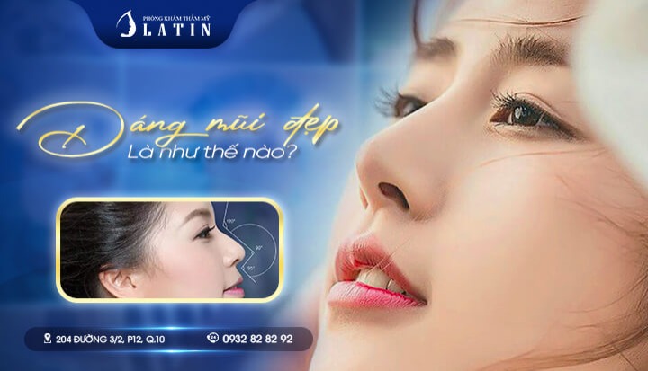 Dáng mũi đẹp