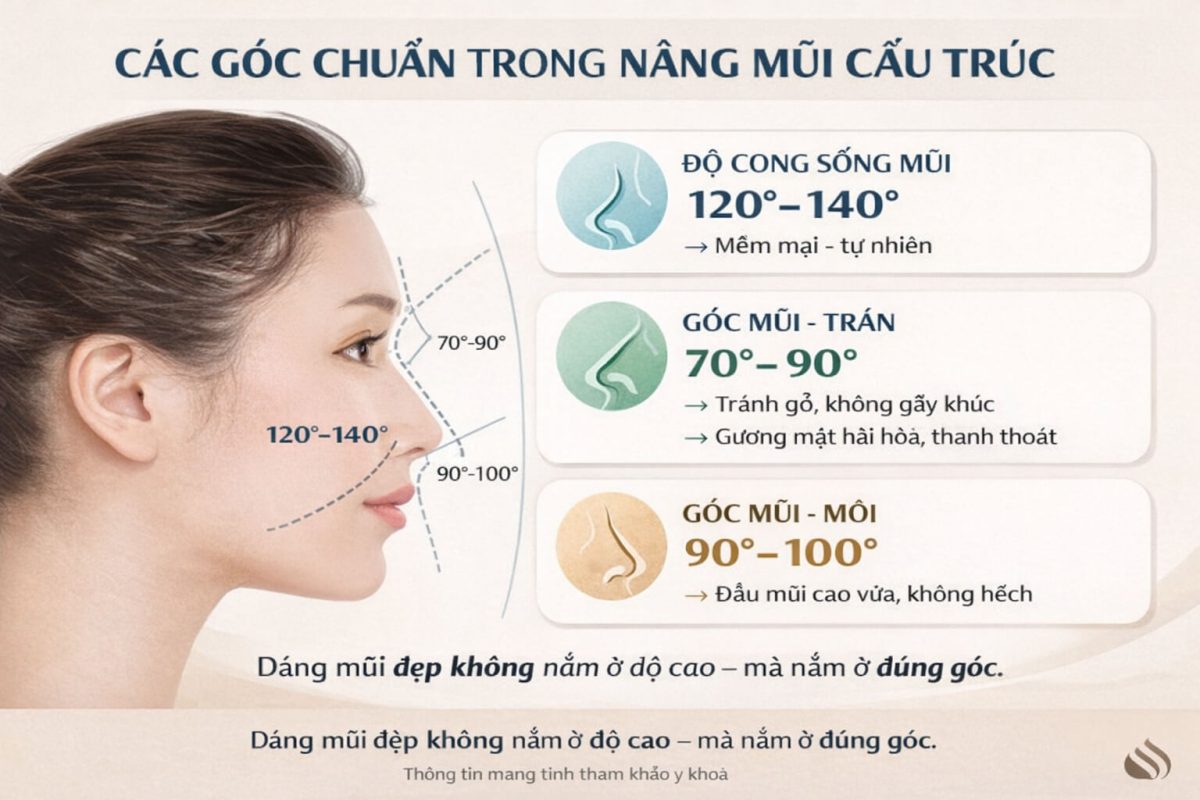 Khác biệt nâng mũi cấu trúc và bán cấu trúc về nền trụ mũi